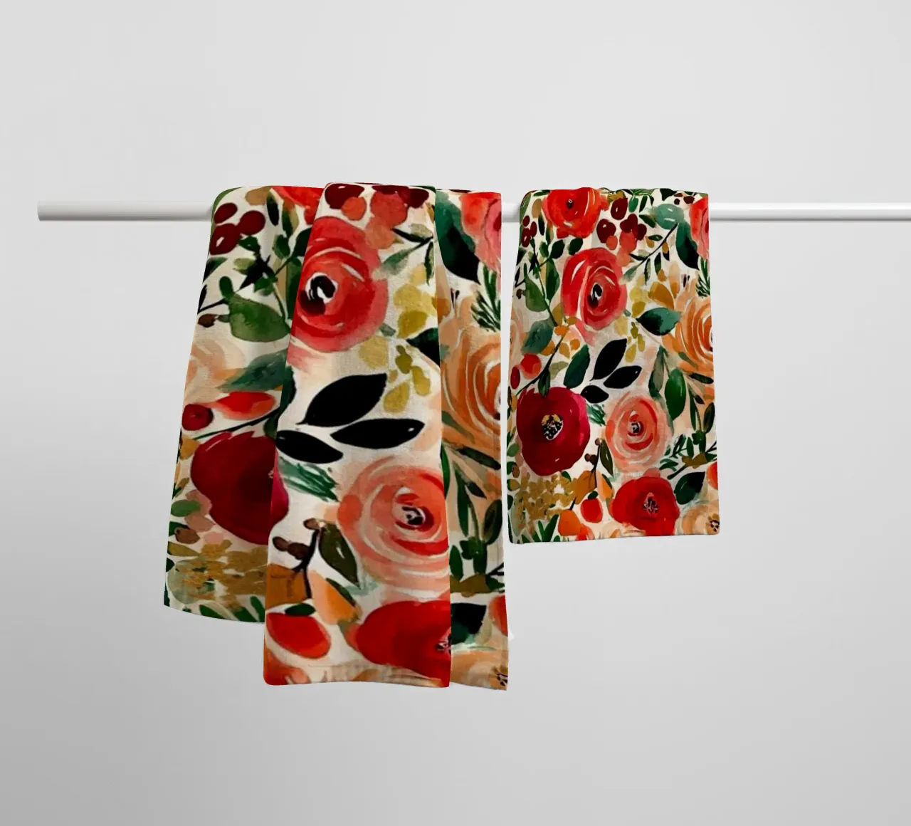 Romantic Florals asciugamano da bagno da Sunflower Soul Studio
