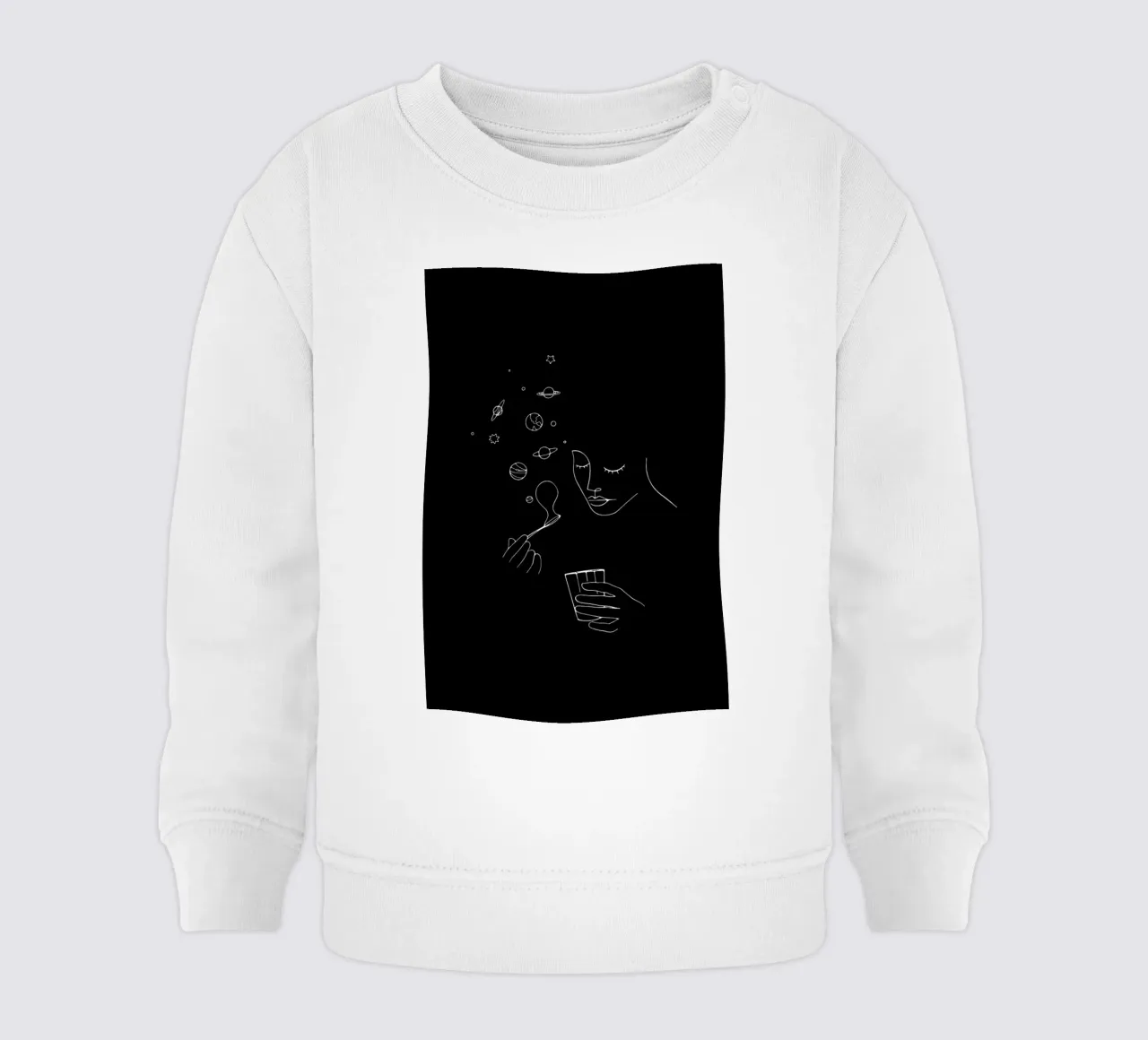 Playing With Bubbles felpa neonato da Ninhol