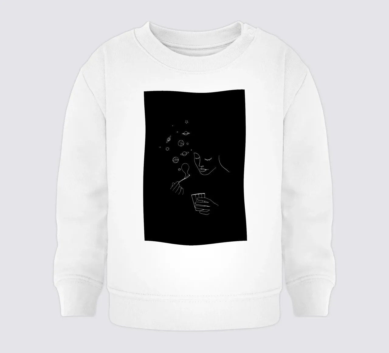 Playing With Bubbles sudadera de bebé de Ninhol