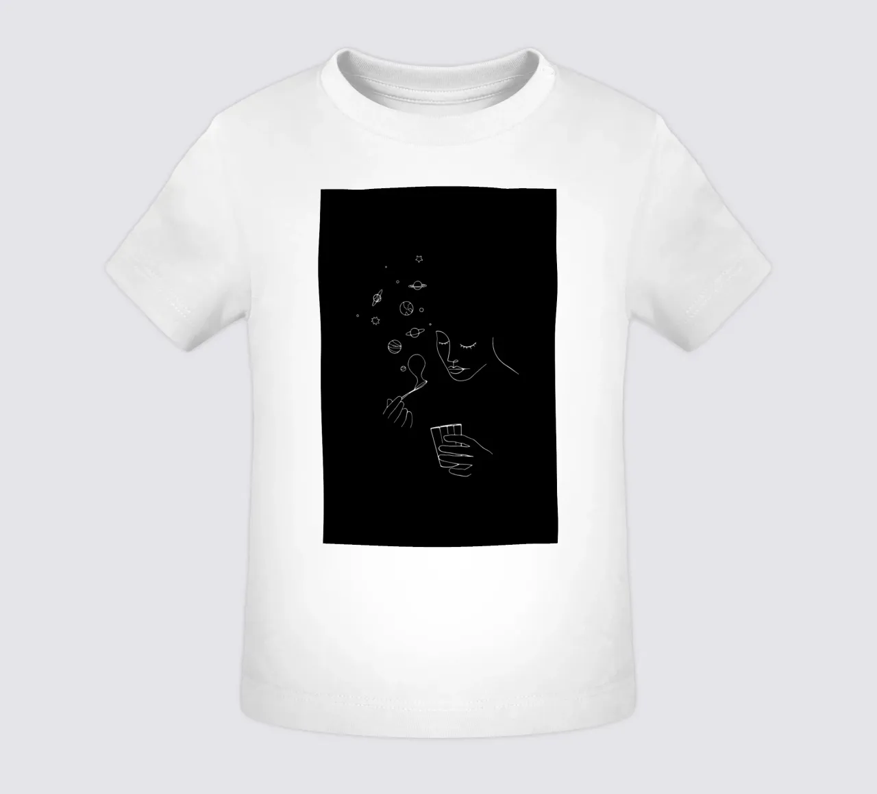 Playing With Bubbles baby t-shirt van Ninhol
