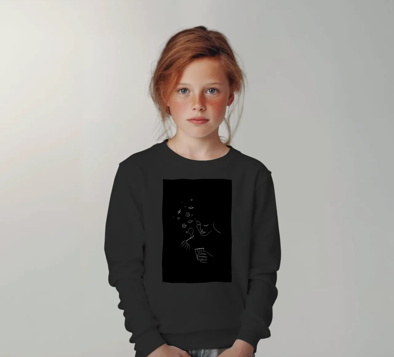 Playing With Bubbles felpa bambino da Ninhol