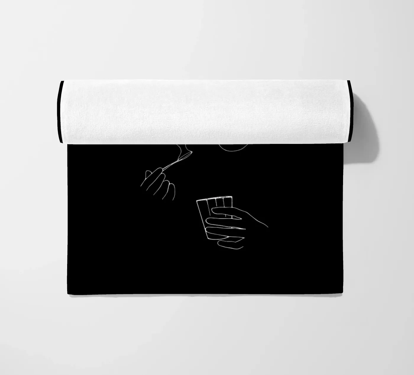 Playing With Bubbles beach towel by Ninhol