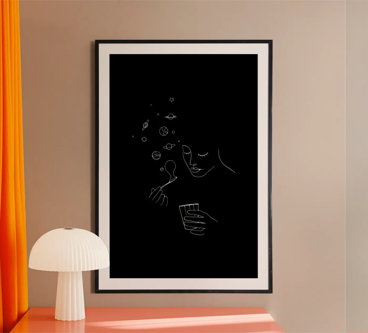 Playing With Bubbles poster by Ninhol