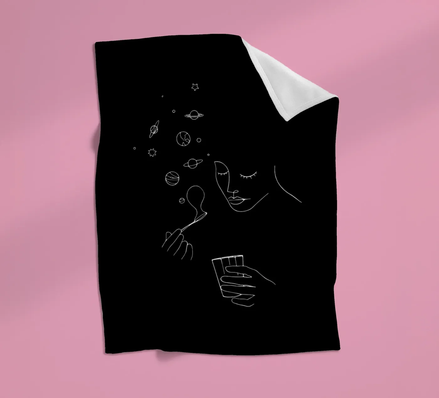 Playing With Bubbles fleecedeken van Ninhol