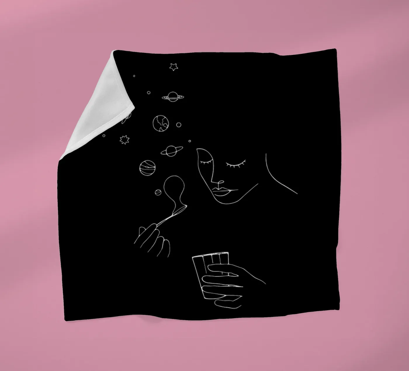 Playing With Bubbles fleecedeken van Ninhol