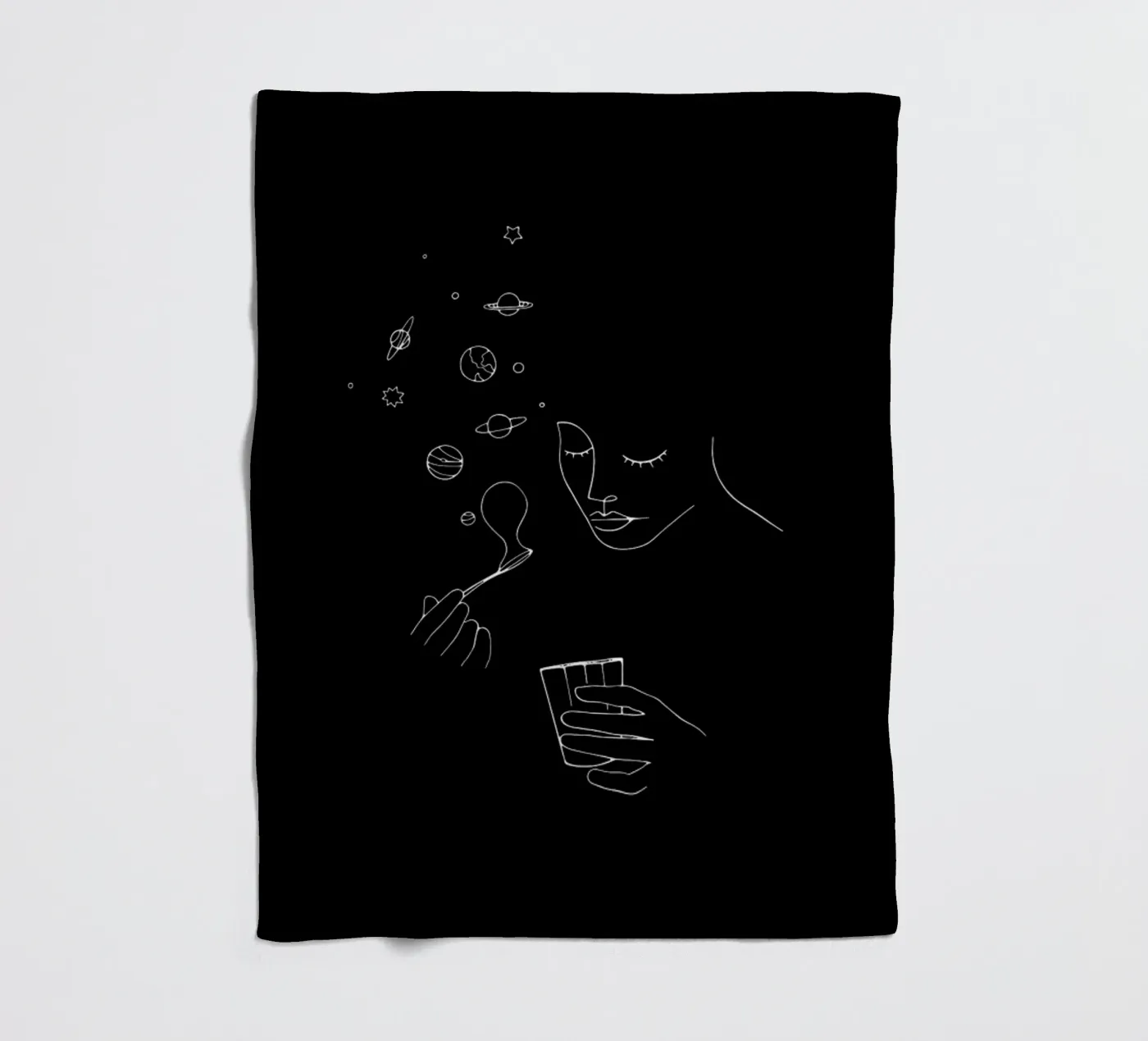 Playing With Bubbles fleecedeken van Ninhol