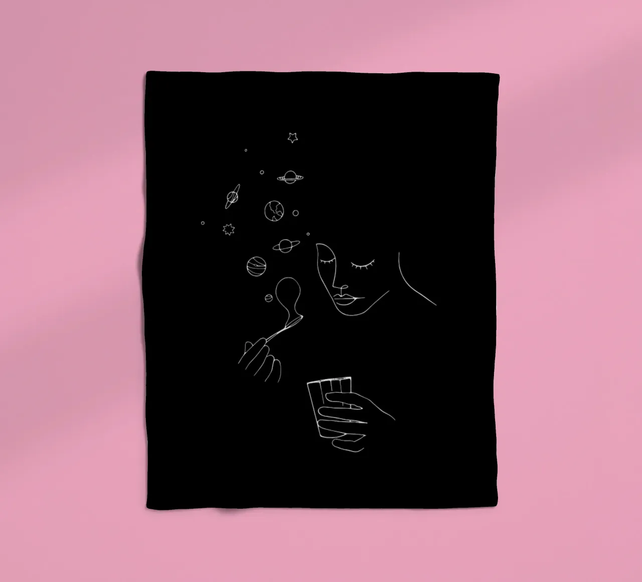 Playing With Bubbles coperta in pile da Ninhol