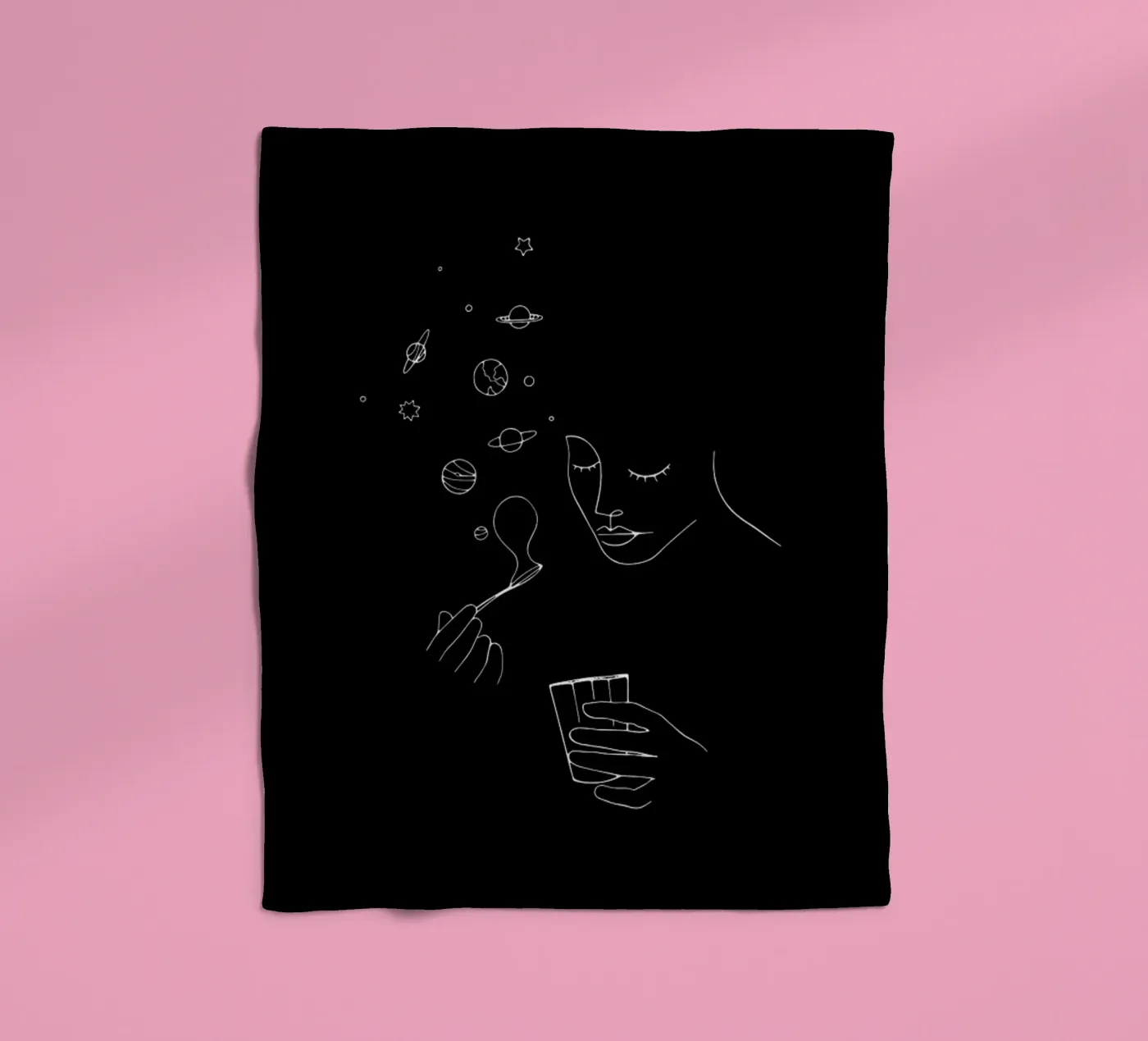 Playing With Bubbles fleecedeken van Ninhol