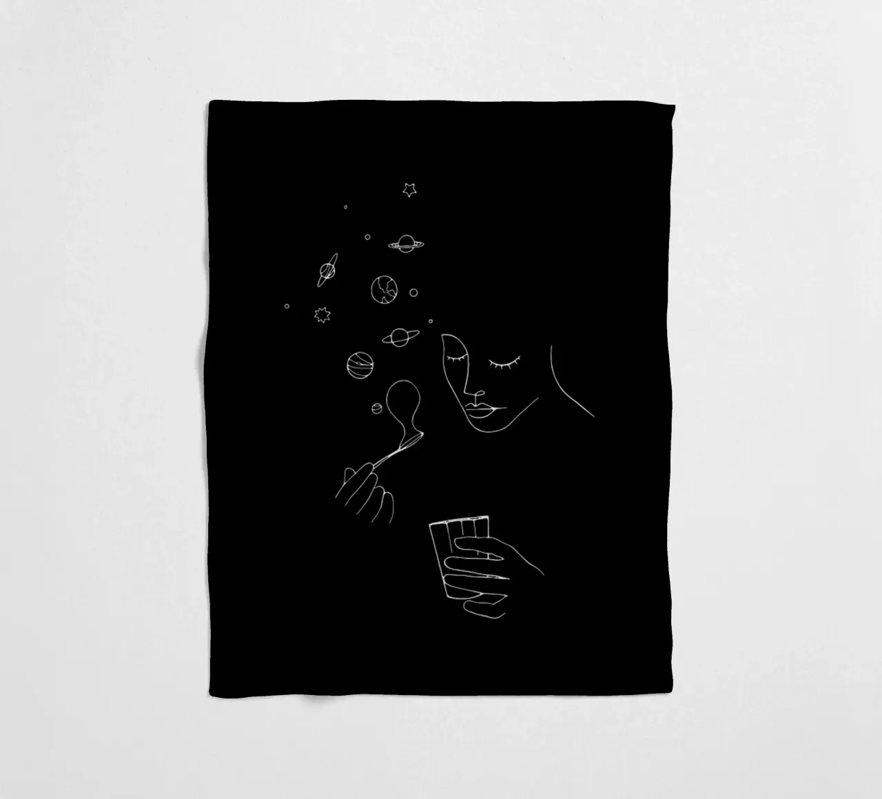 Playing With Bubbles fleecedeken van Ninhol