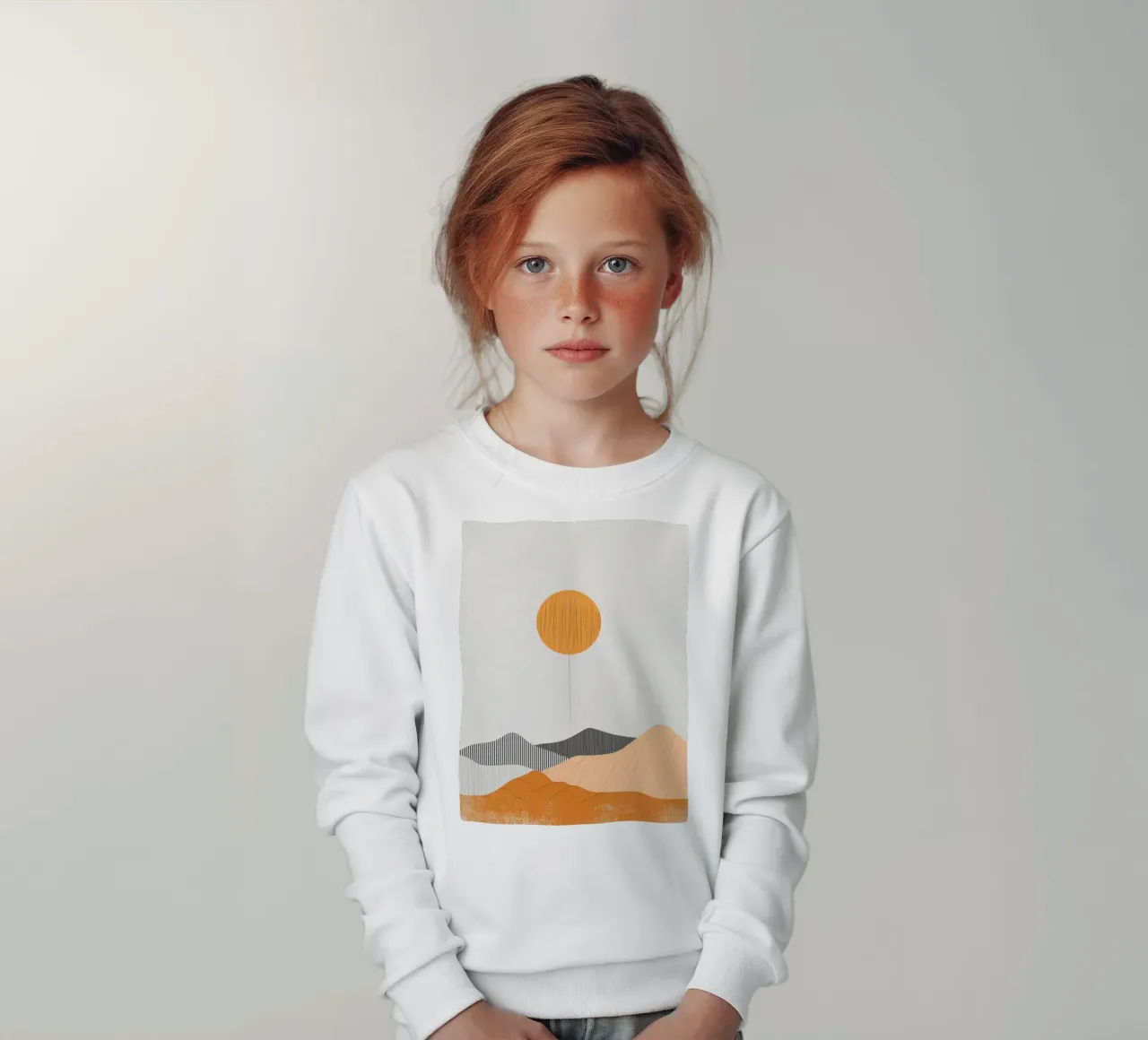 Paesaggio moderno felpa bambino da LaylaOzHome