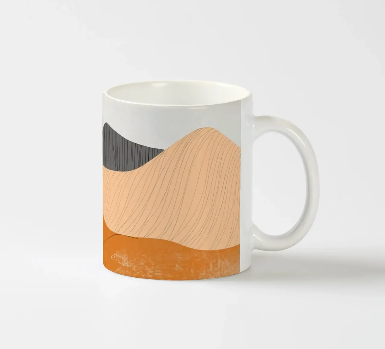 Paesaggio moderno tazza in ceramica da LaylaOzHome