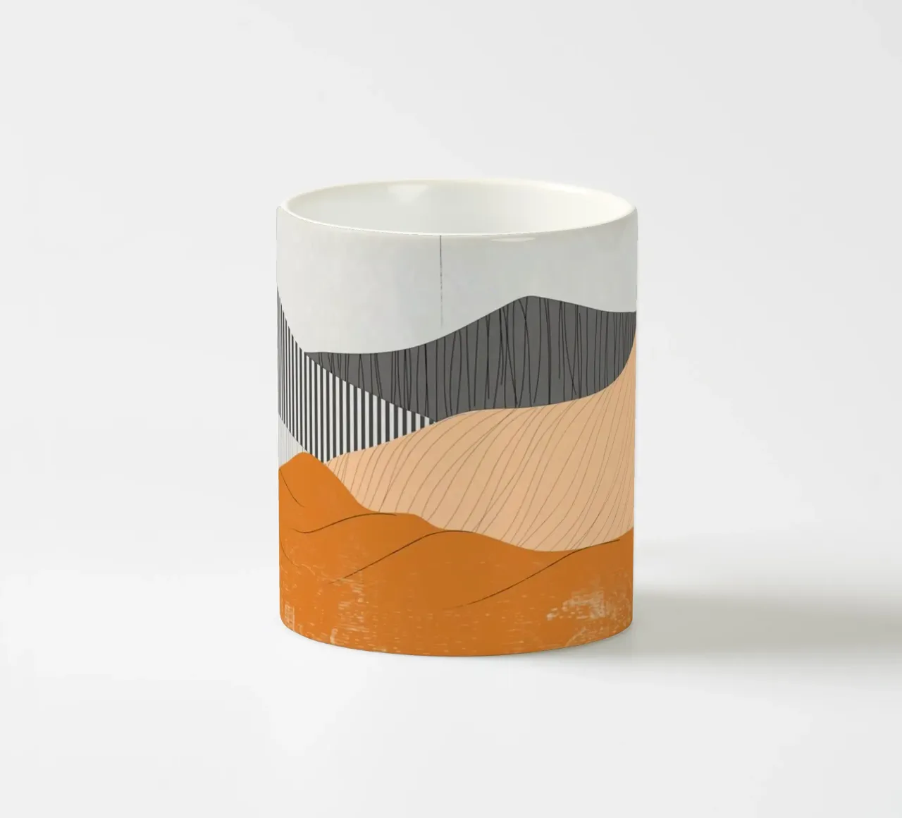 Paesaggio moderno tazza in ceramica da LaylaOzHome