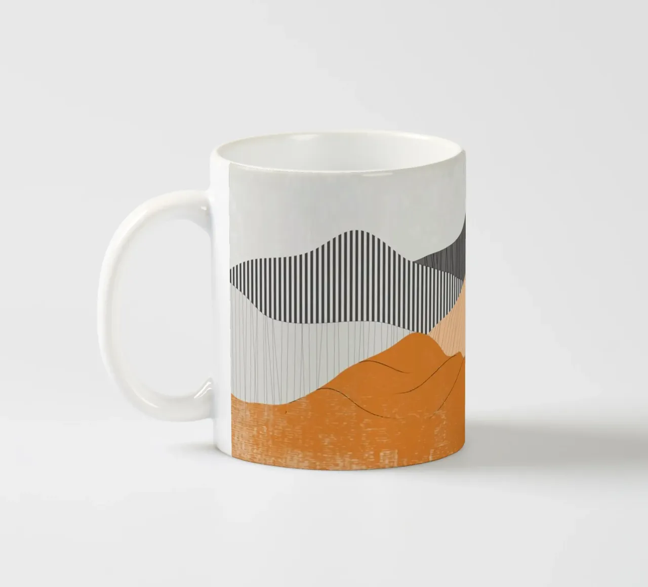 Paesaggio moderno tazza in ceramica da LaylaOzHome