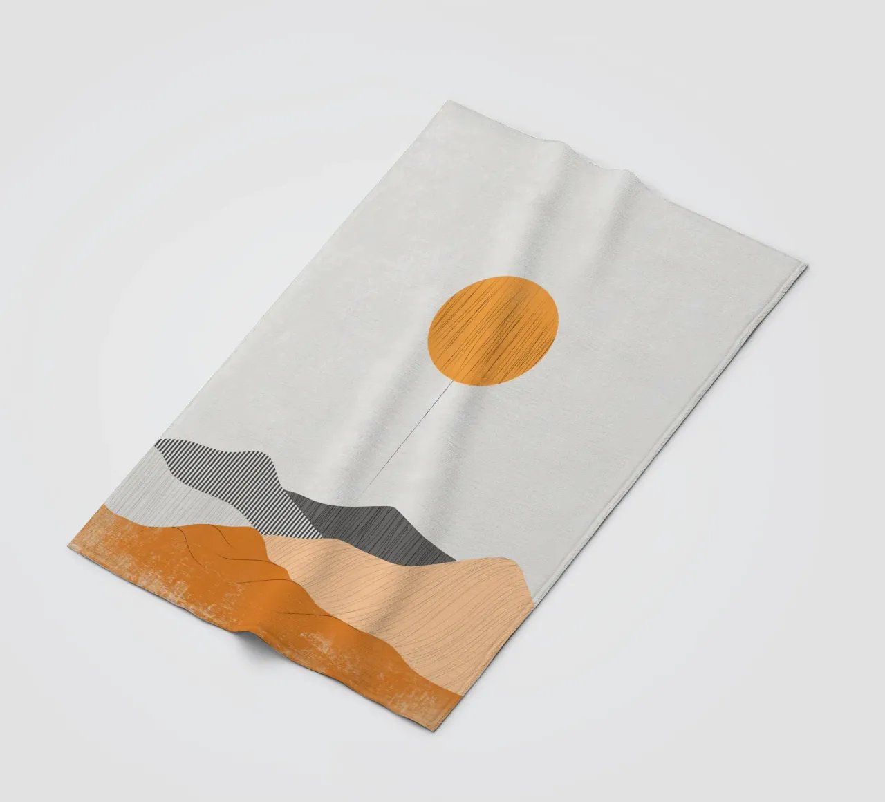 Paesaggio moderno coperta in pile da LaylaOzHome