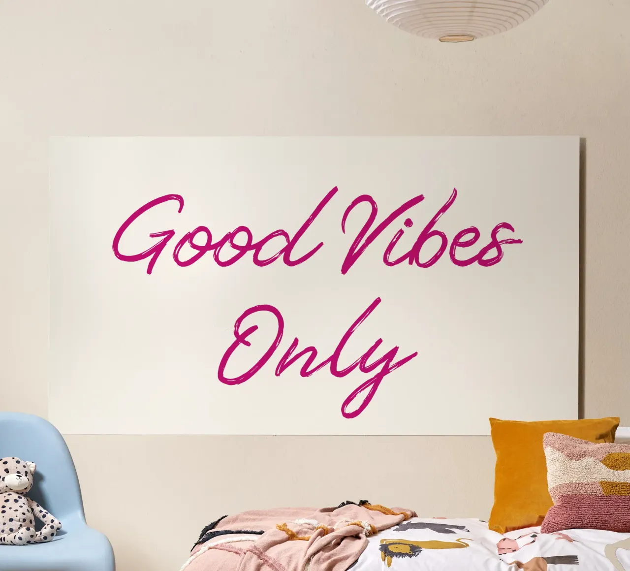 Good Vibes Only alluminio dibond da Happy 😃 Art 🎨 by Christine Schnoell