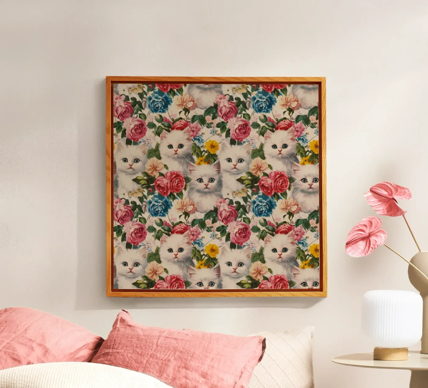 Cute Vintage Kittens plexiglass da Sunflower Soul Studio