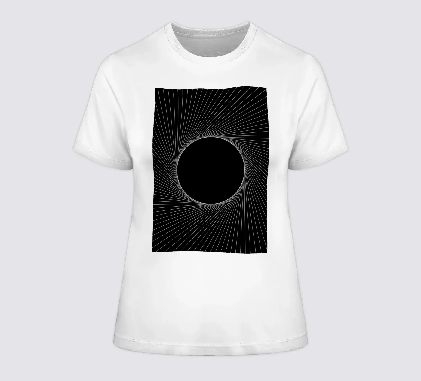 Graphical Eclipse t-shirt da donna da Katja Stehle Design