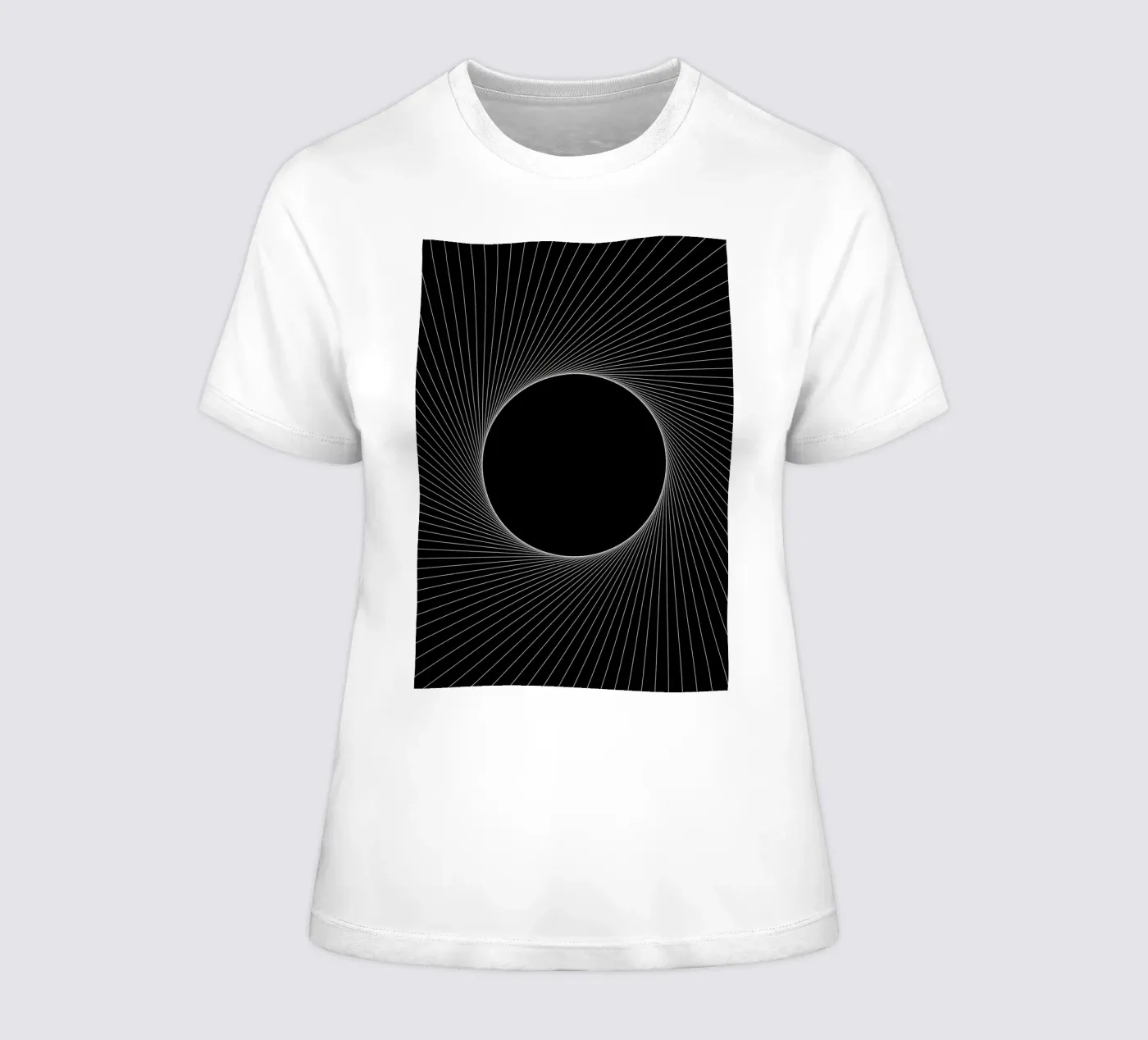 Eclissi grafica t-shirt da donna da Katja Stehle Design
