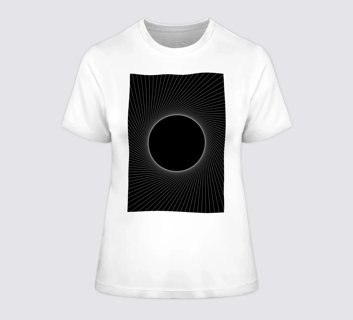 Eclissi grafica t-shirt da donna da Katja Stehle Design