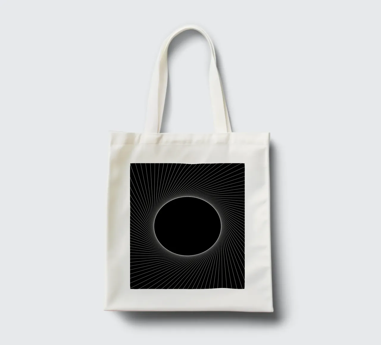 Graphical Eclipse tote bag by Katja Stehle Design