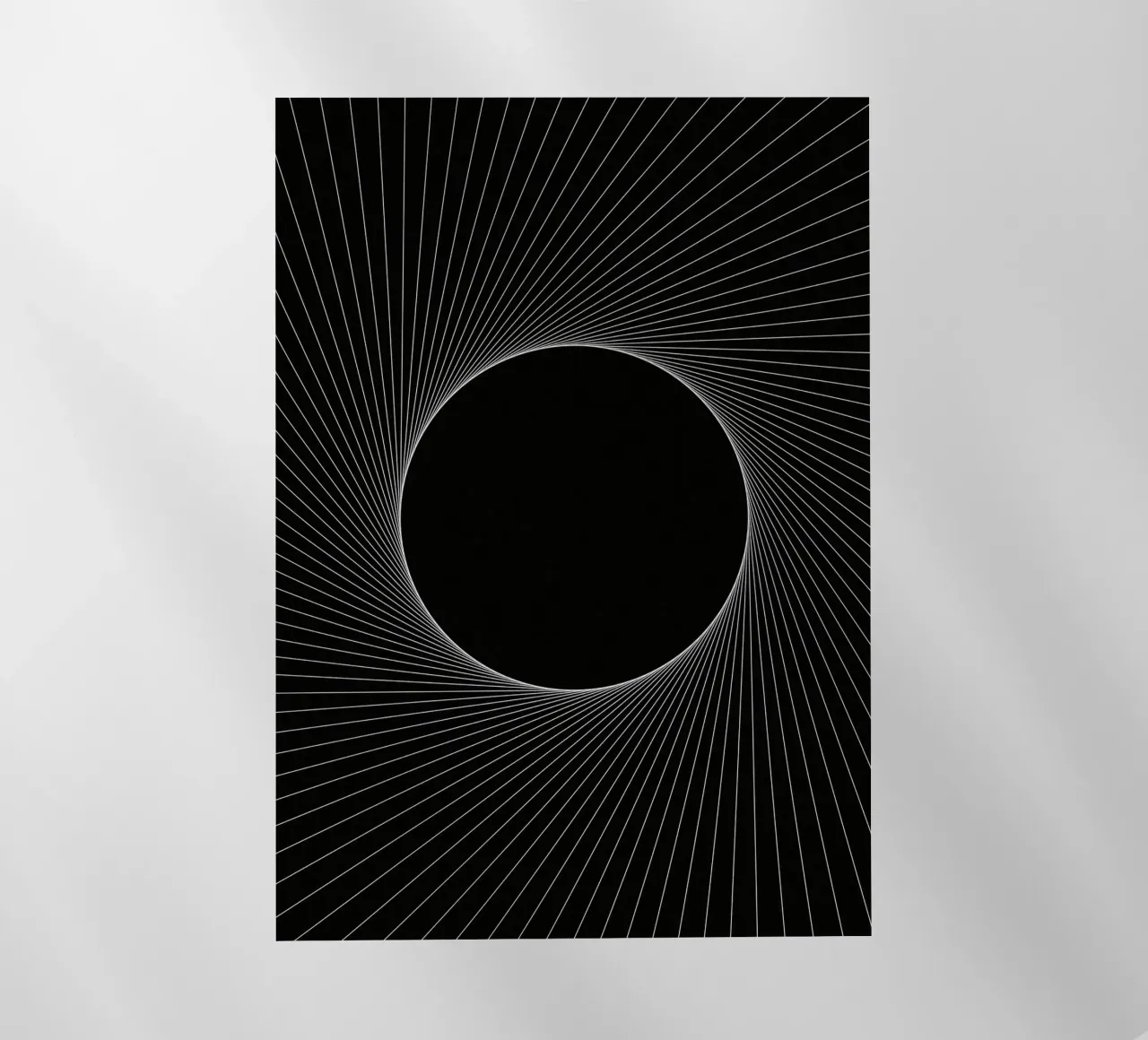 Graphical Eclipse backlit film by Katja Stehle Design