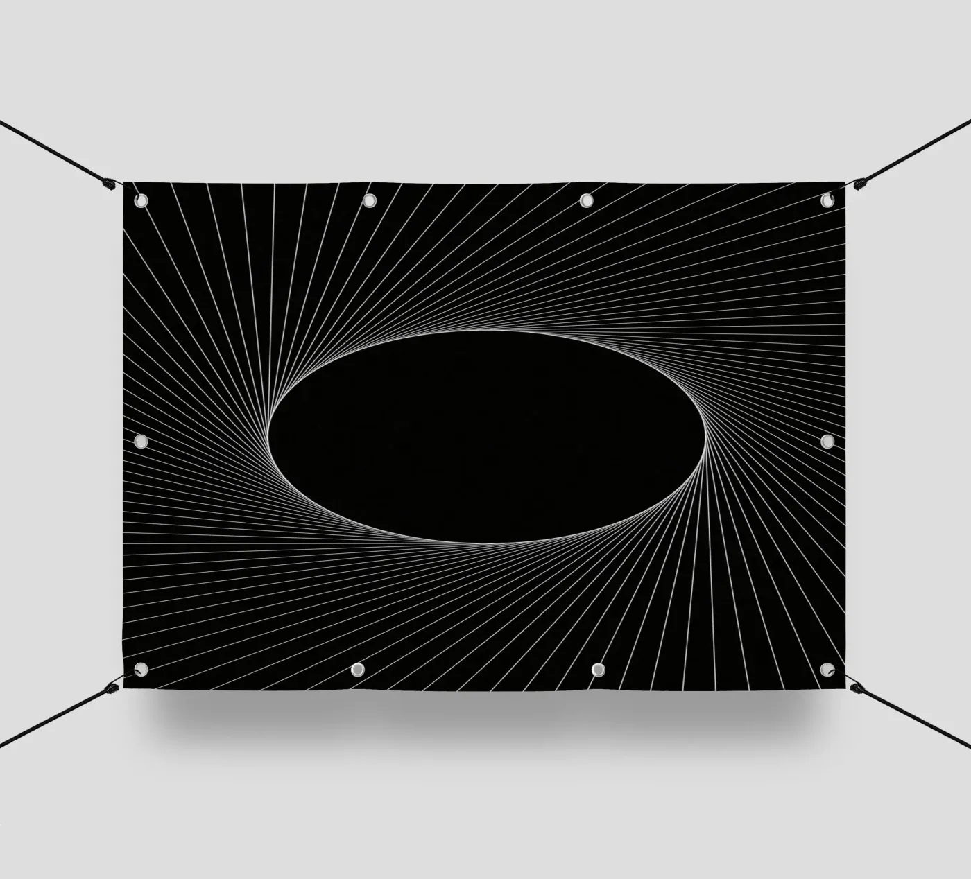 Graphical Eclipse PVC Plane von Katja Stehle Design