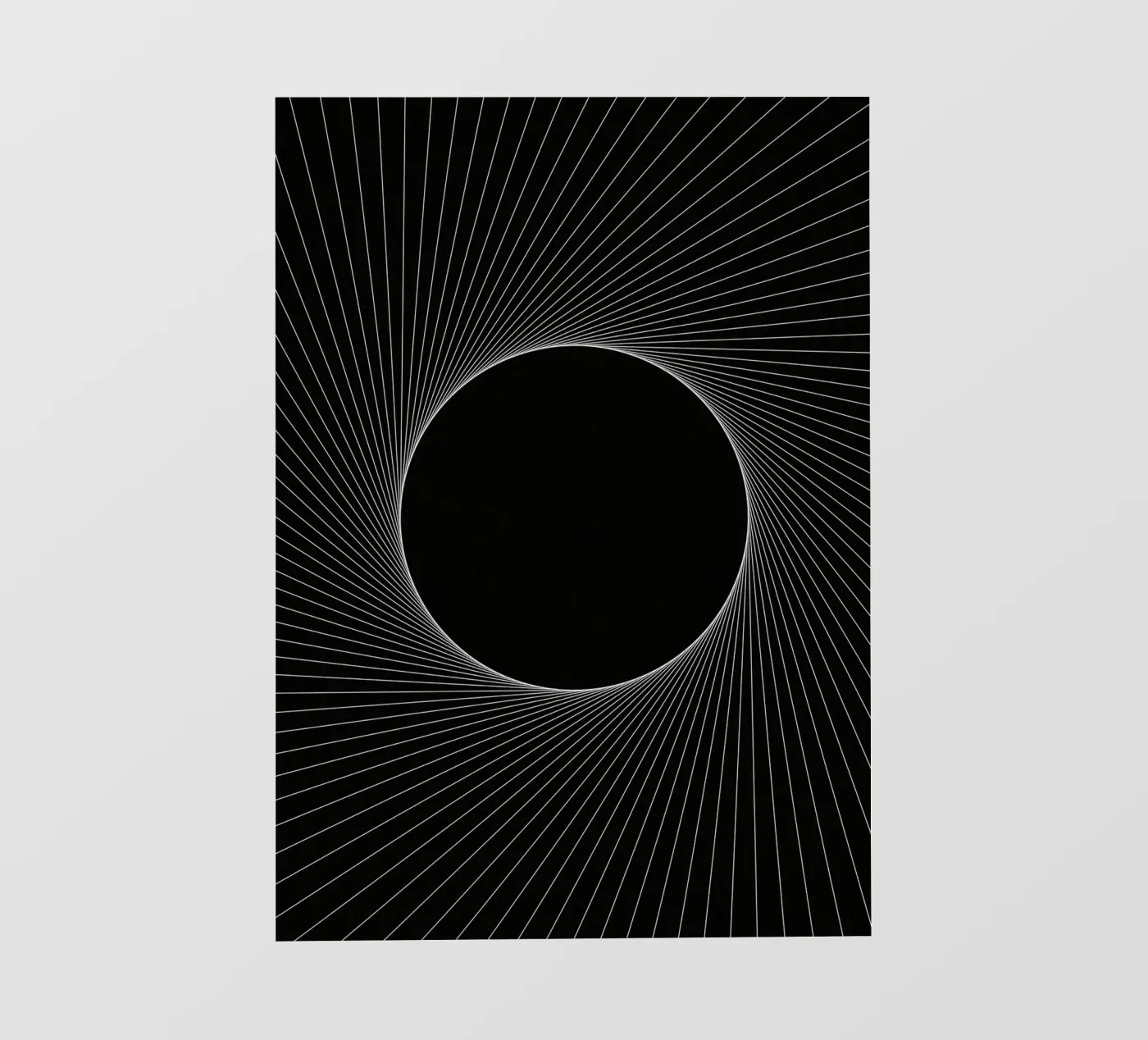 Graphical Eclipse PVC Plane von Katja Stehle Design