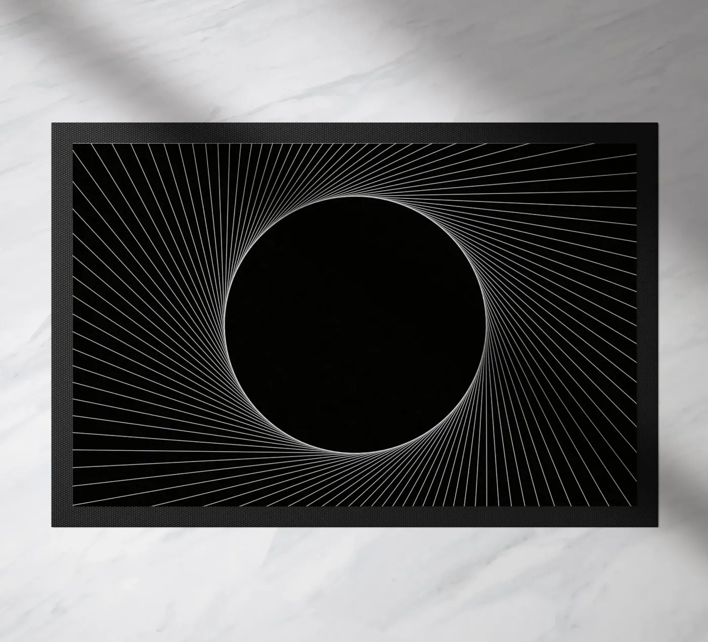 Graphical Eclipse deurmat van Katja Stehle Design