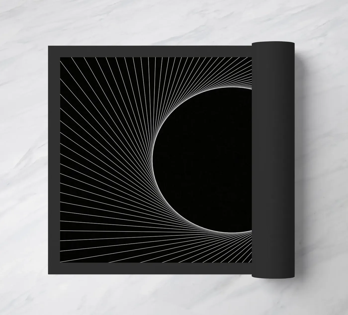 Graphical Eclipse deurmat van Katja Stehle Design