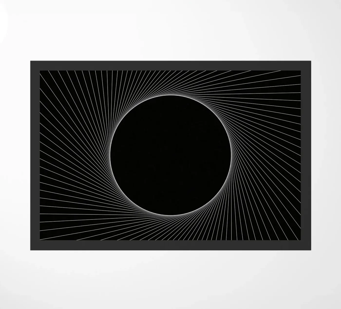 Graphical Eclipse deurmat van Katja Stehle Design