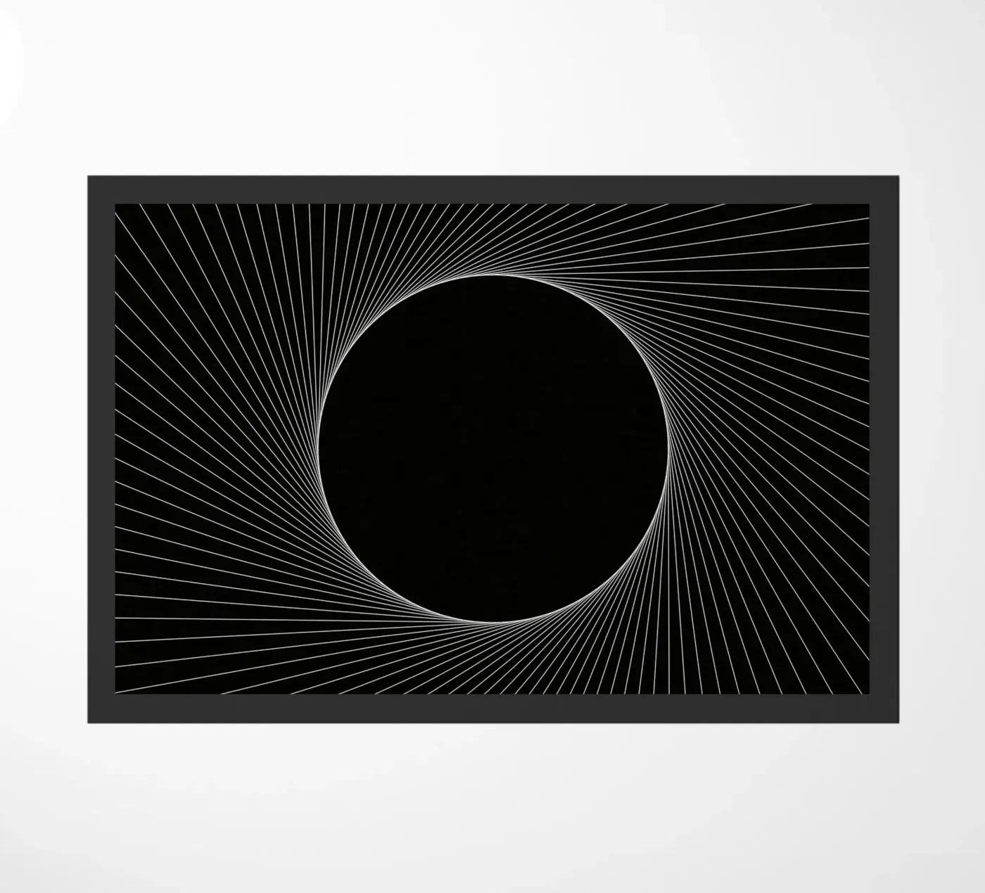 Graphical Eclipse deurmat van Katja Stehle Design