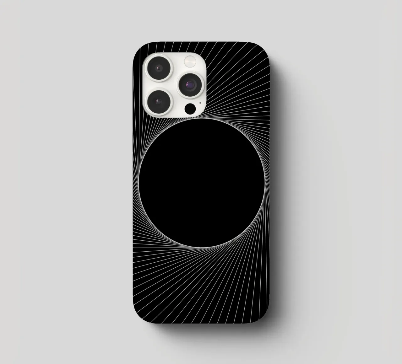 Graphical Eclipse iphone case by Katja Stehle Design