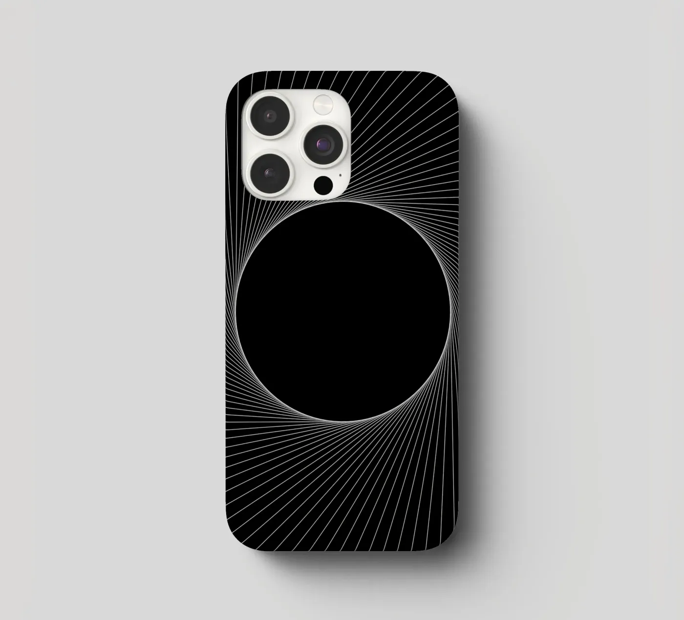 Graphical Eclipse iphone case by Katja Stehle Design