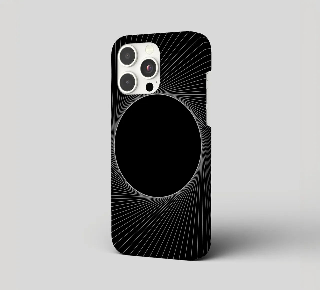 Graphical Eclipse iphone case by Katja Stehle Design