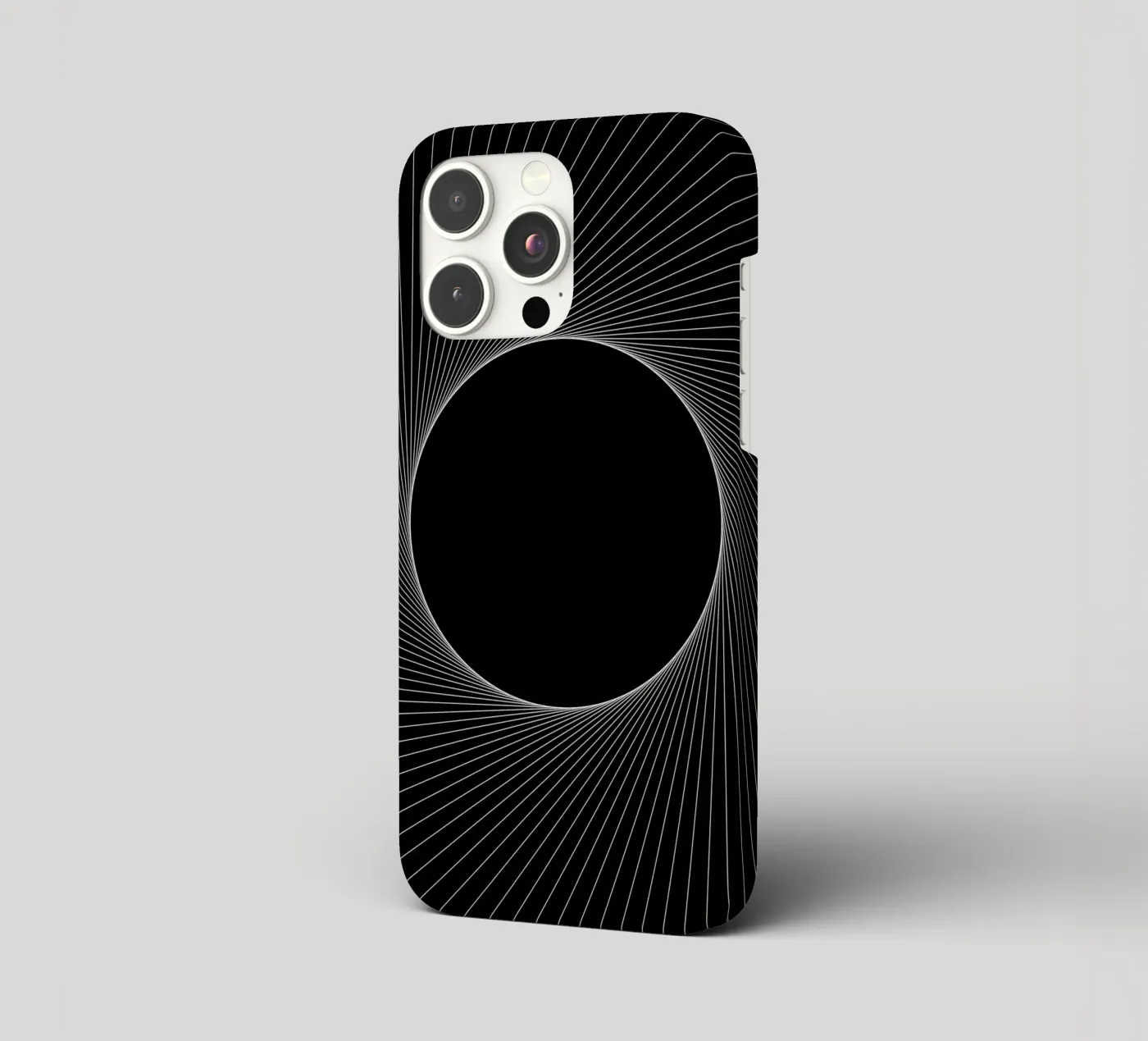 Graphical Eclipse iphone case by Katja Stehle Design