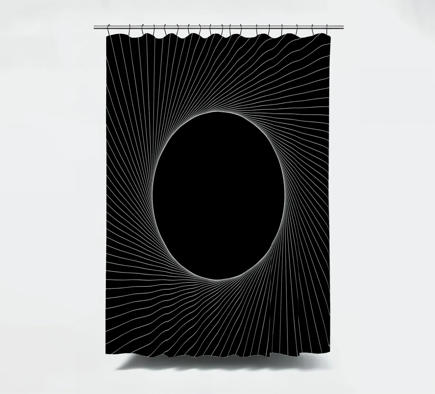 Graphical Eclipse rideau de douche de Katja Stehle Design
