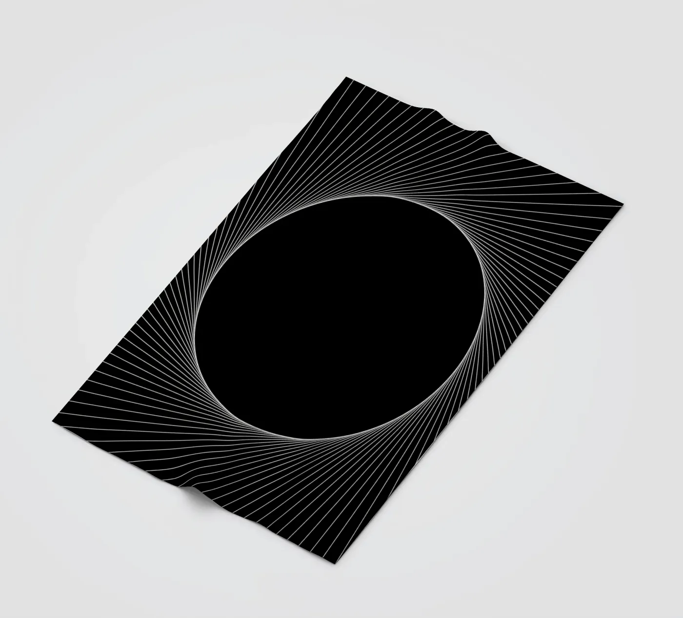 Graphical Eclipse plaid polaire de Katja Stehle Design