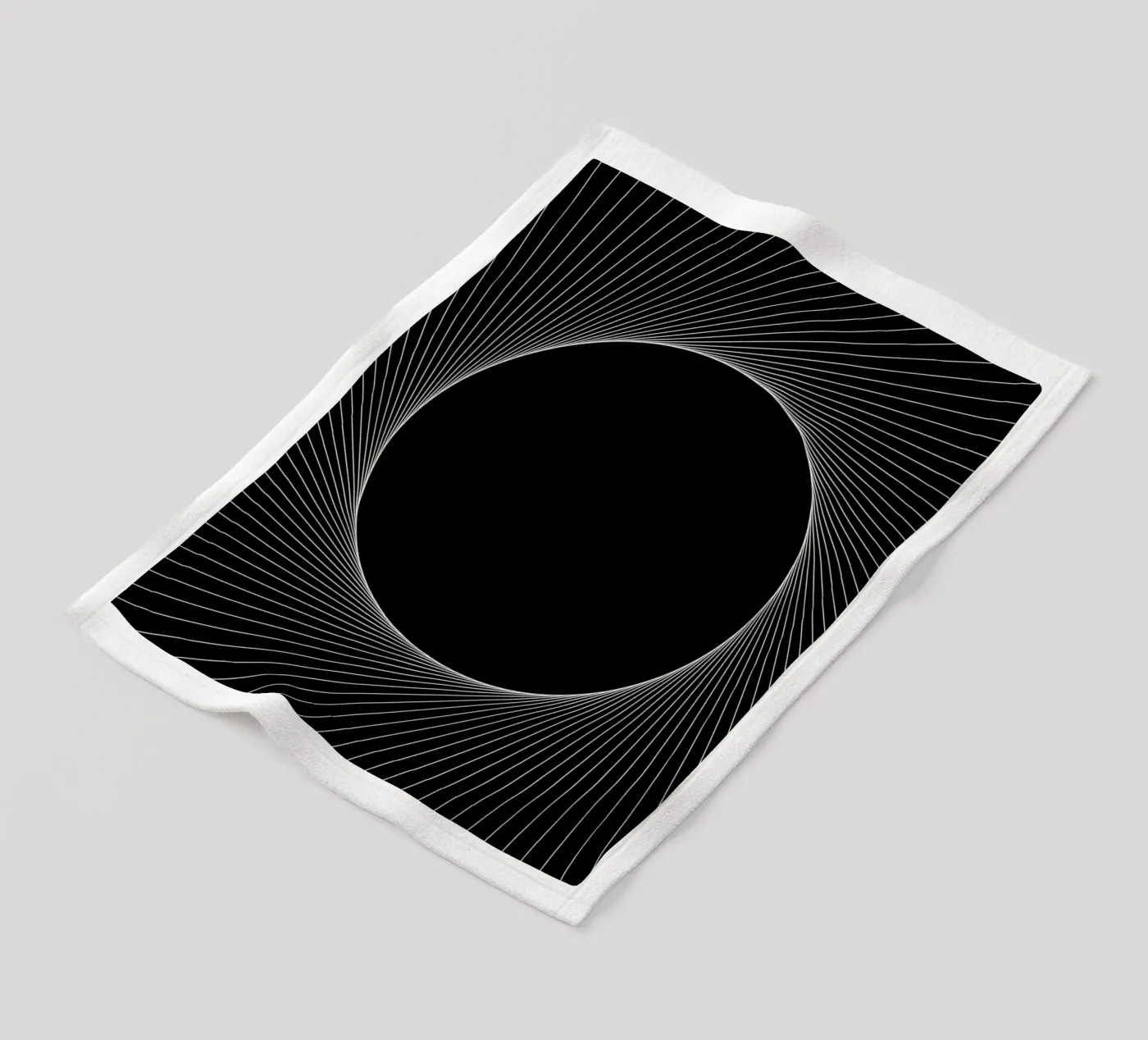 Graphical Eclipse plaid polaire de Katja Stehle Design