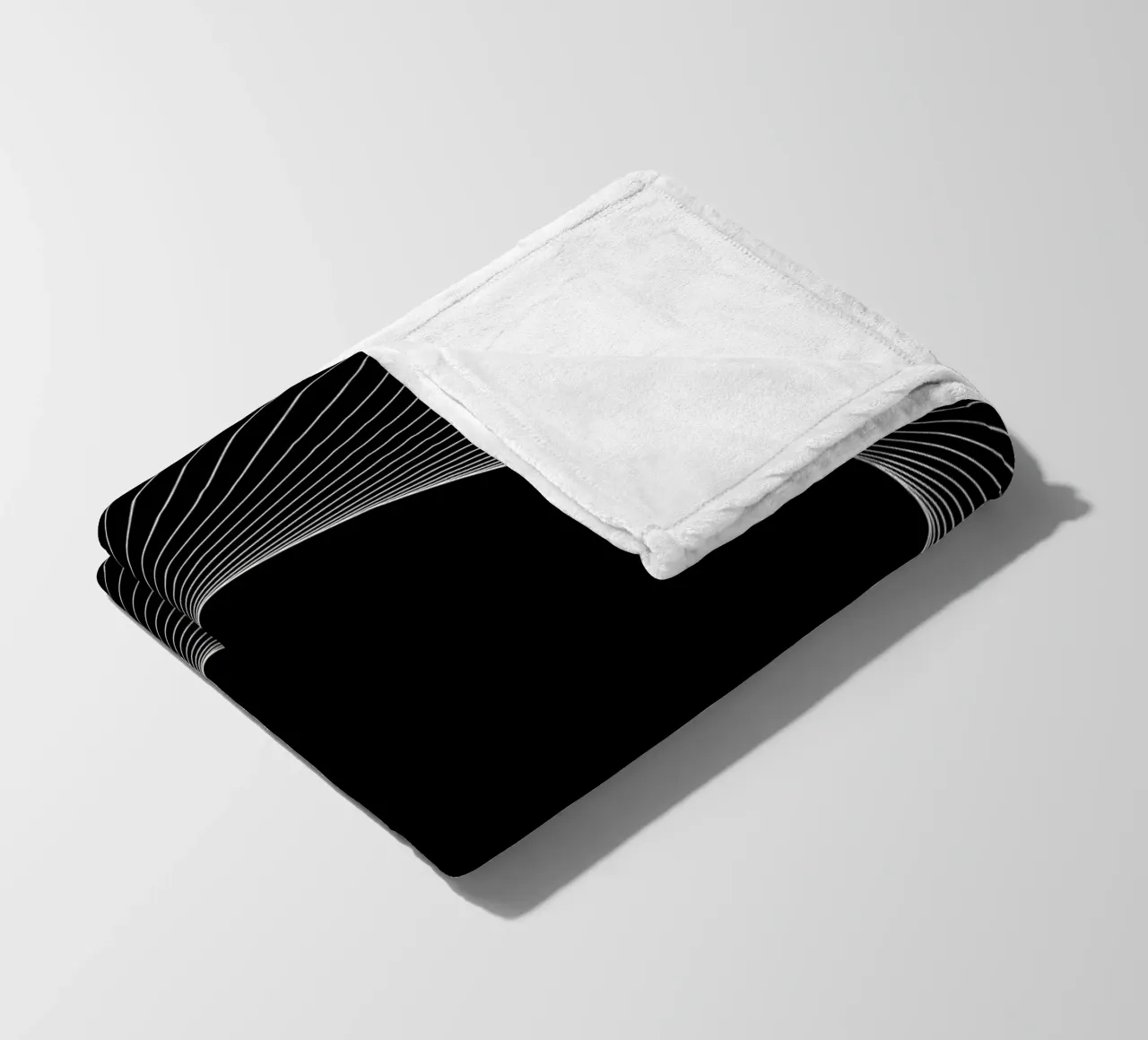 Grafische Eclipse Fleecedecke von Katja Stehle Design