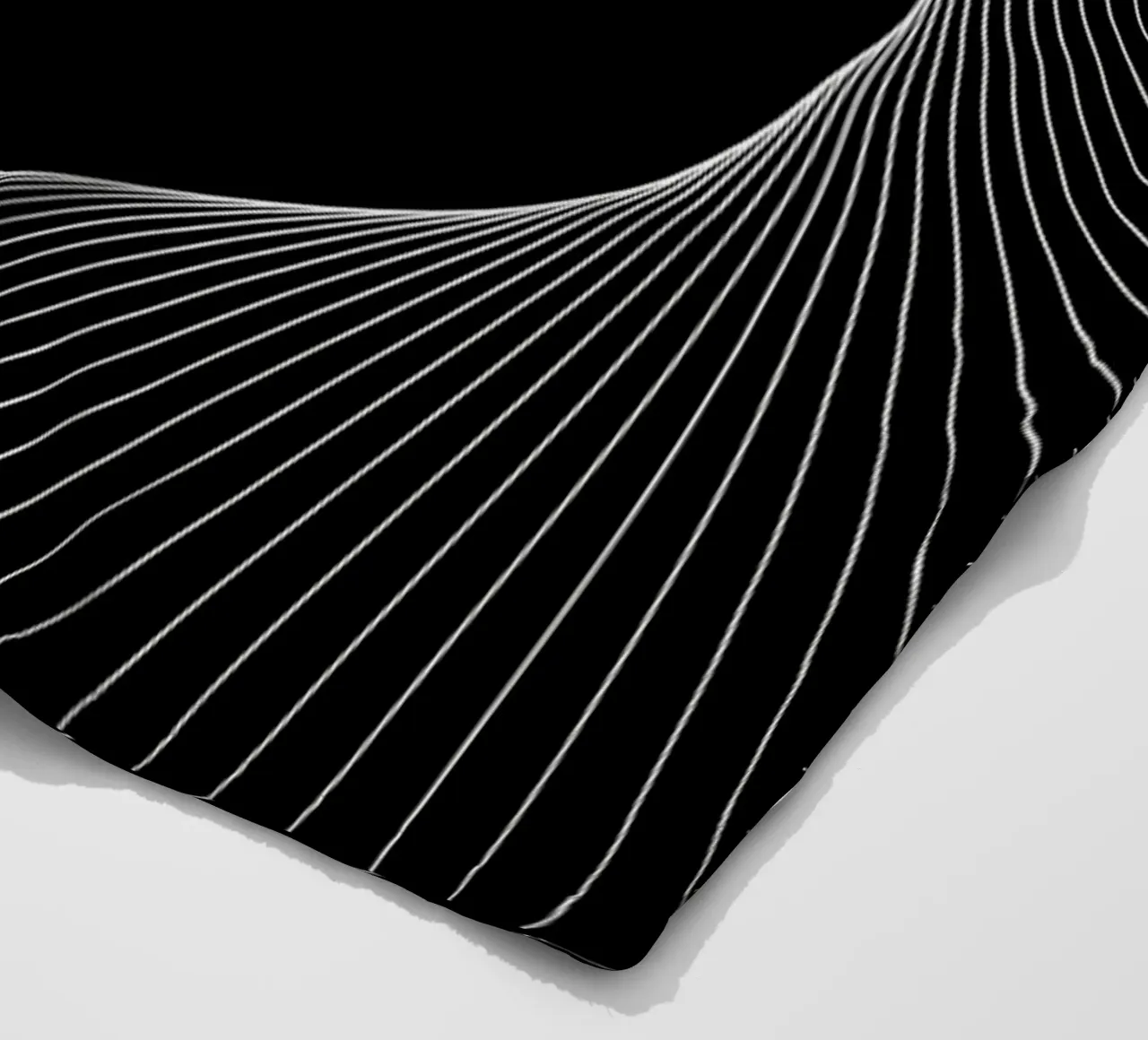 Graphical Eclipse fleece blanket by Katja Stehle Design