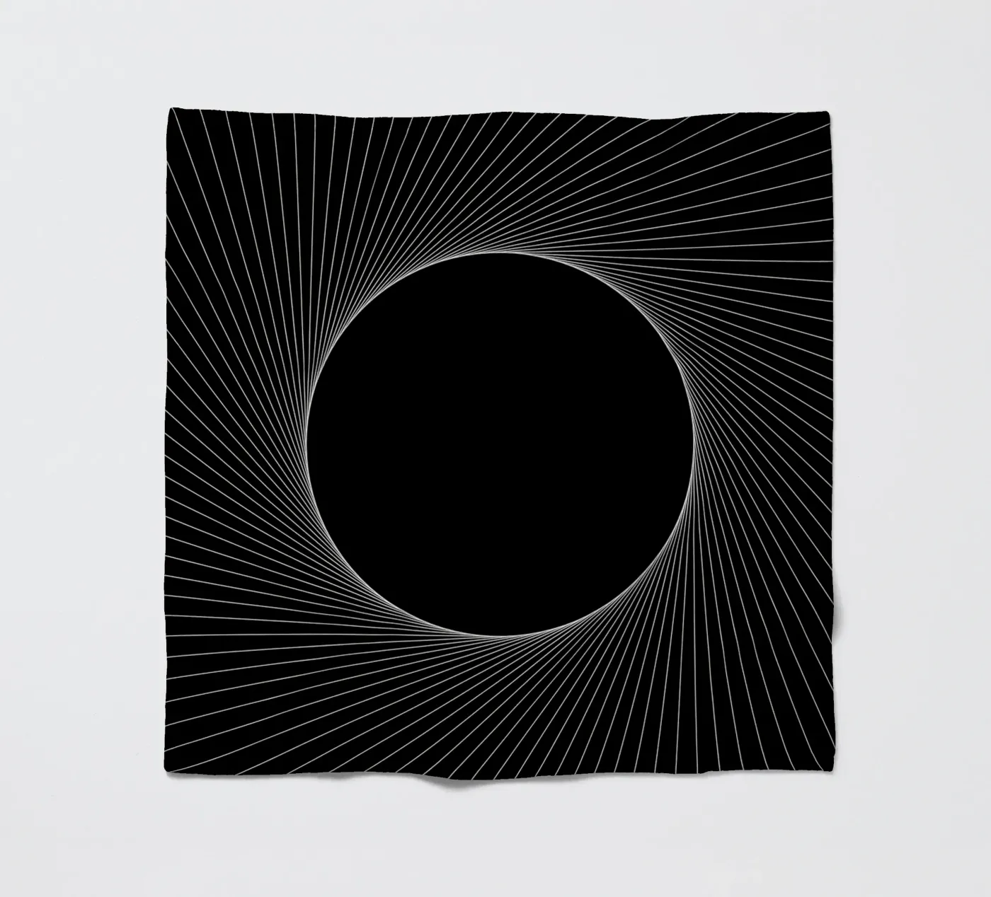 Graphical Eclipse plaid polaire de Katja Stehle Design
