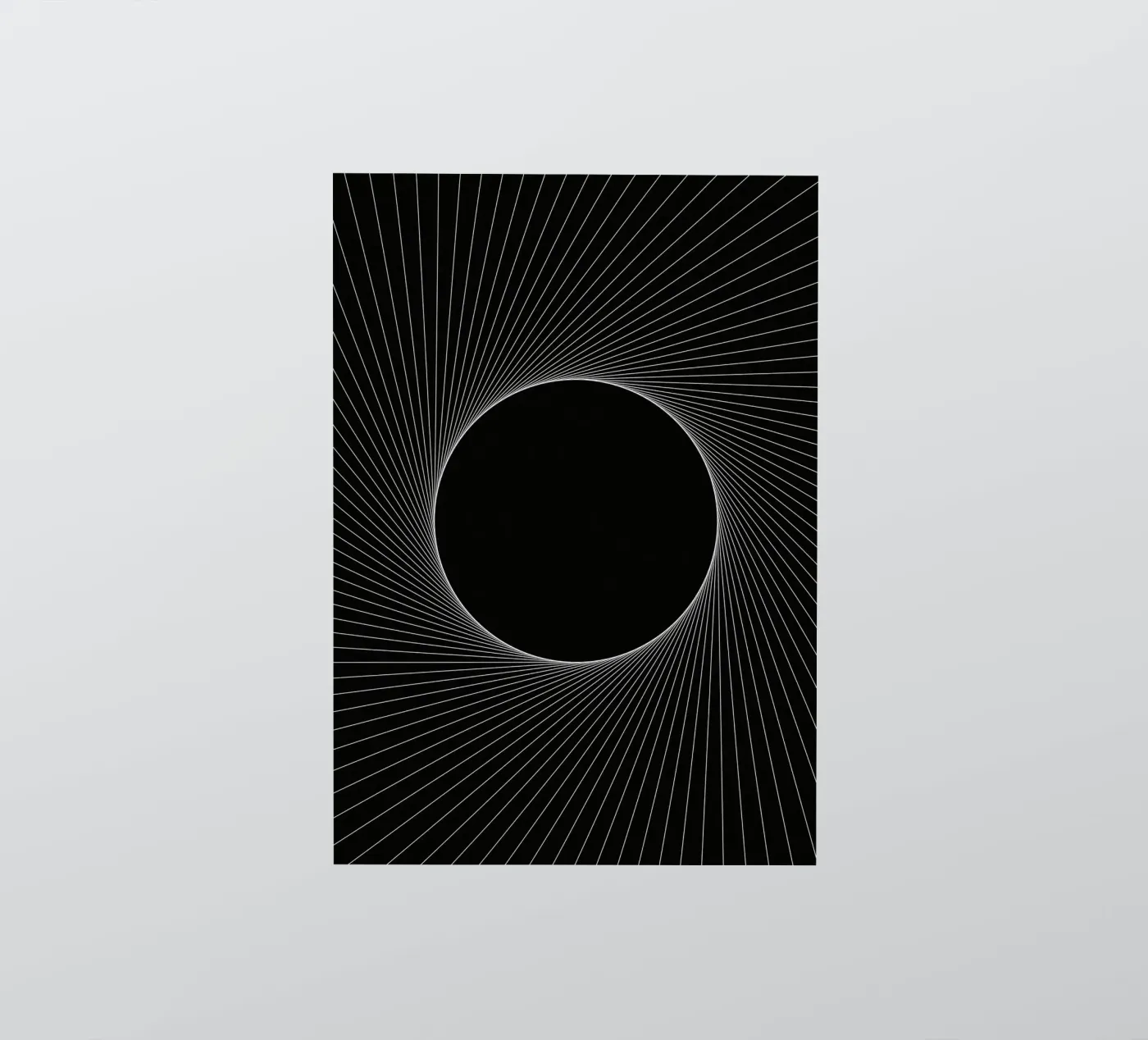Graphical Eclipse sticker by Katja Stehle Design