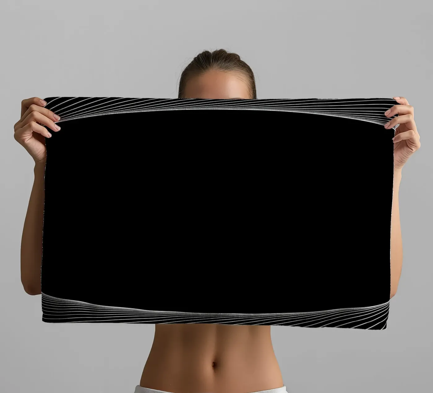 Graphical Eclipse towel by Katja Stehle Design