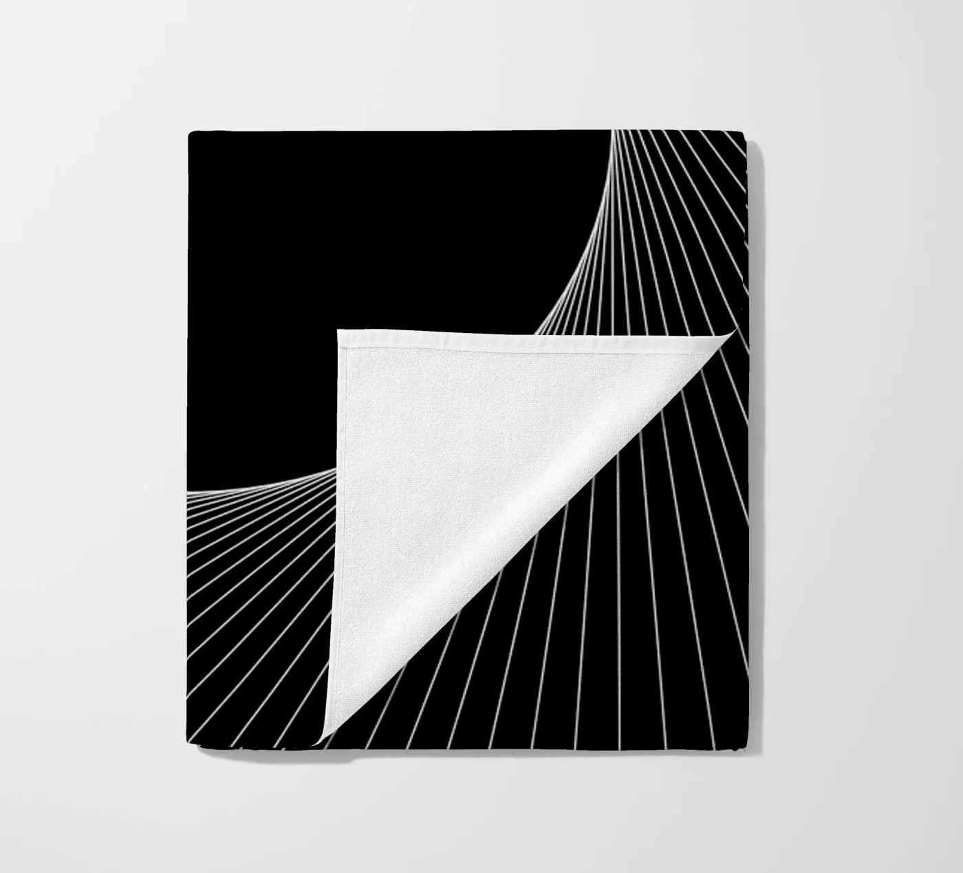 Graphical Eclipse strandhanddoek van Katja Stehle Design