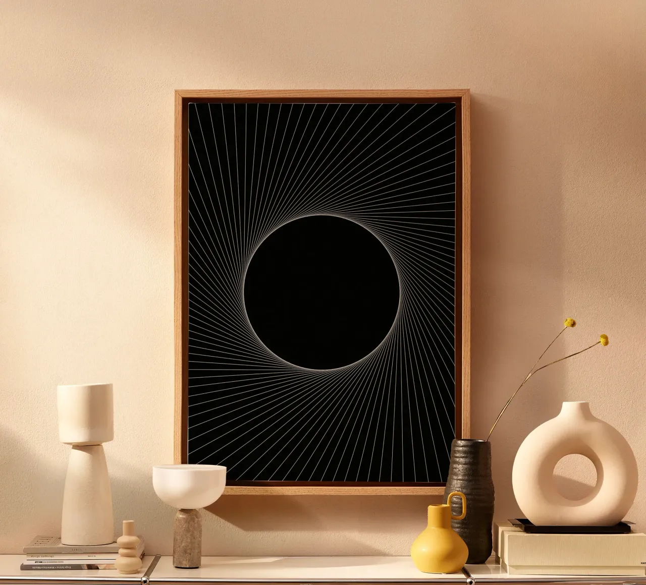 Eclipse graphique toile de Katja Stehle Design