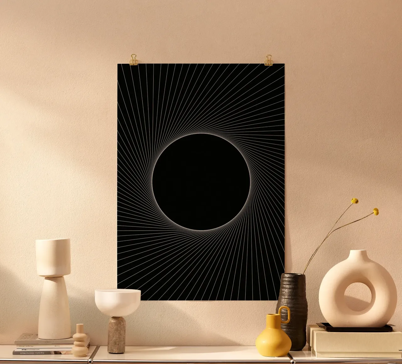 Grafische Eclipse Poster von Katja Stehle Design