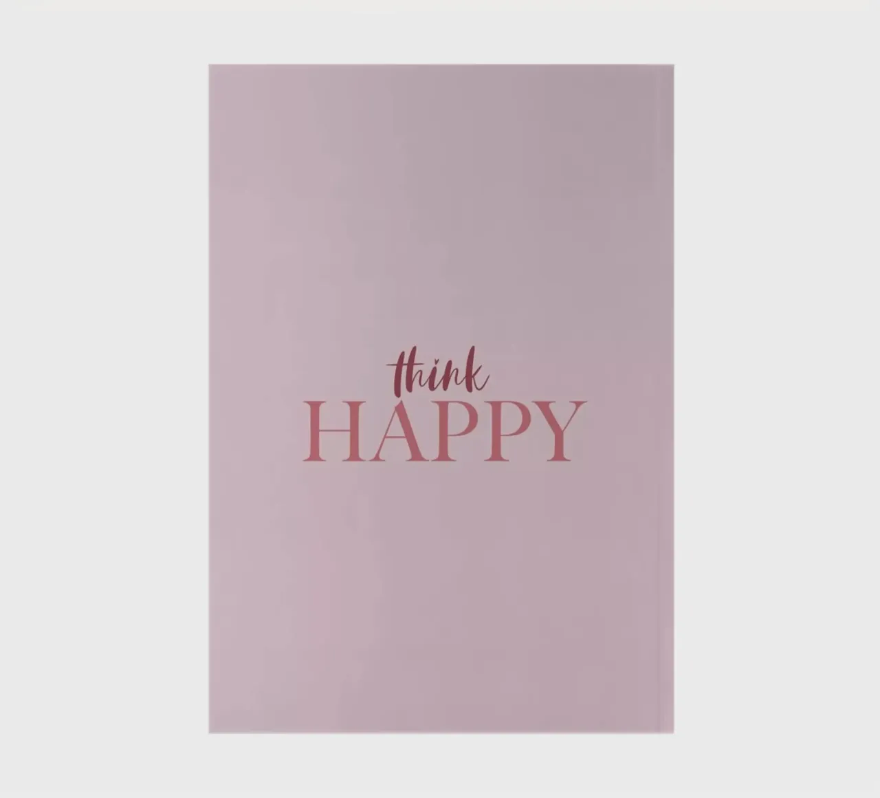 Think Happy notebook by Ayleen