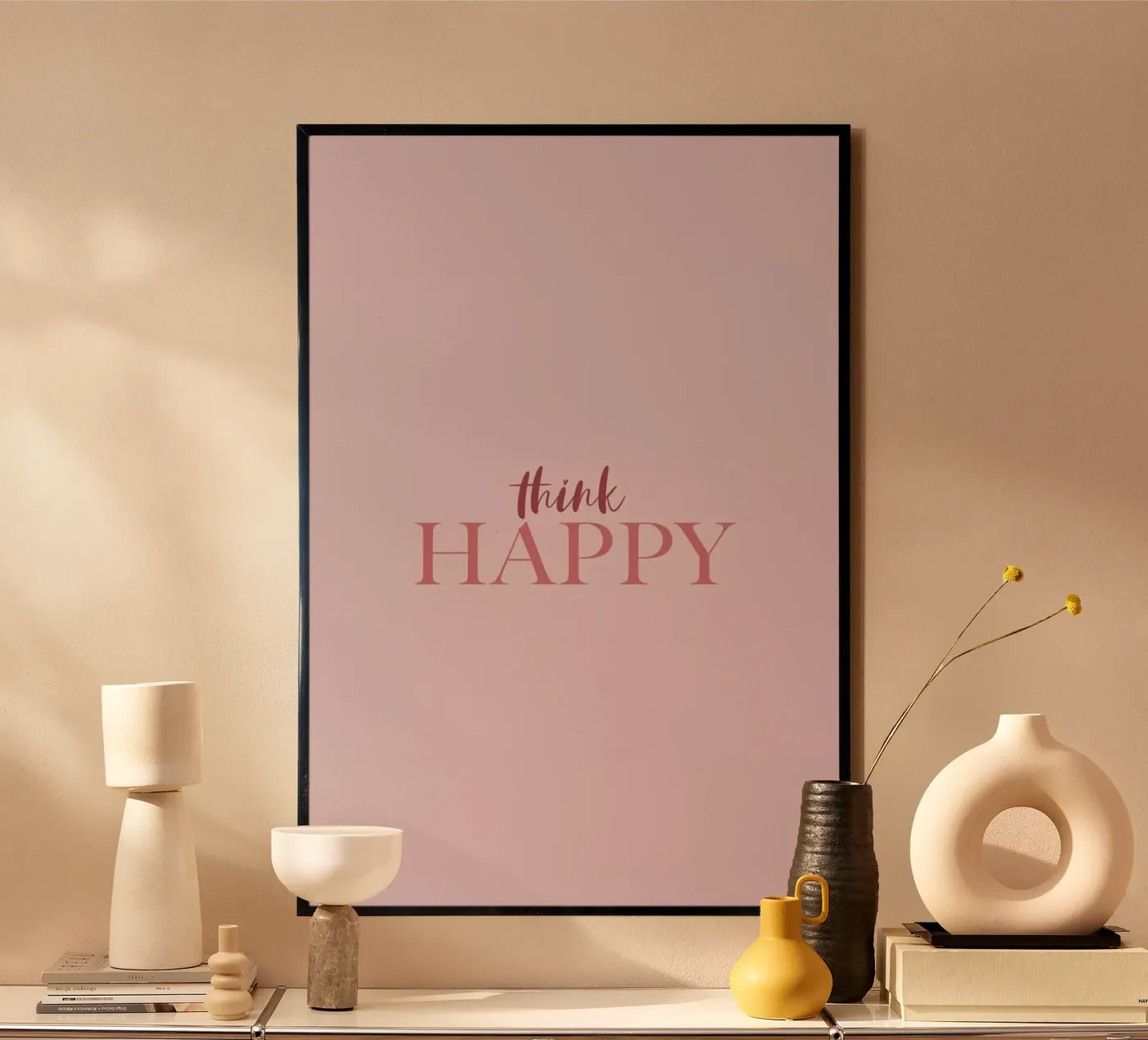 Think Happy poster da Ayleen