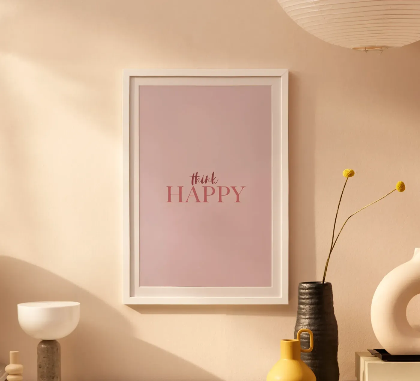 Think Happy poster da Ayleen