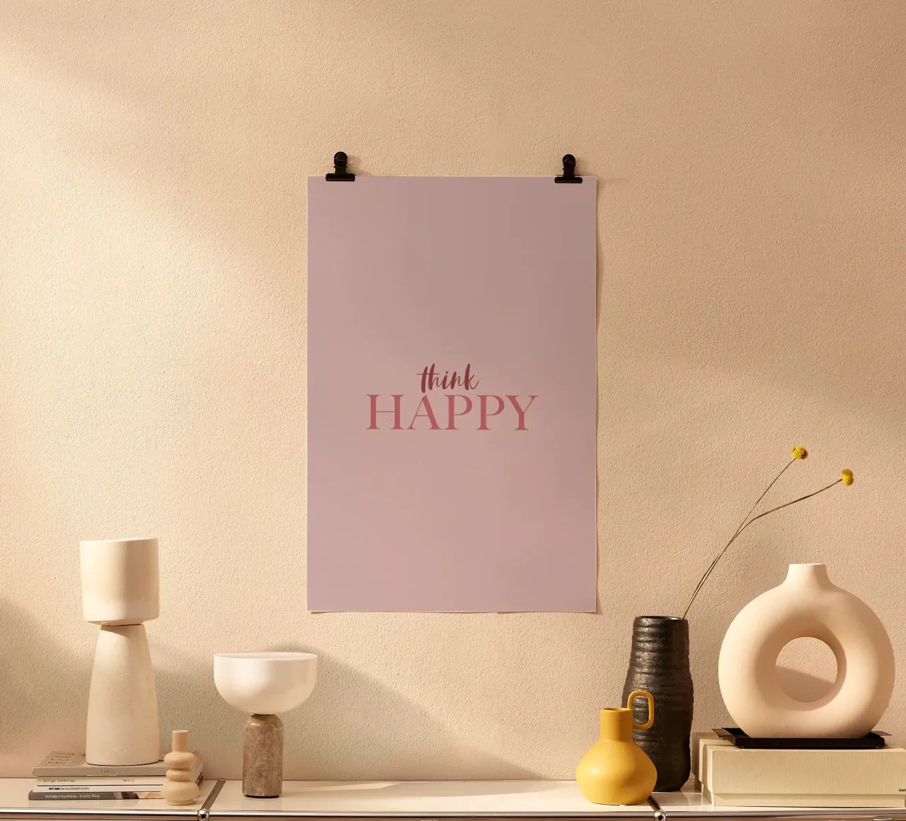 Think Happy carta hahnemühle da Ayleen
